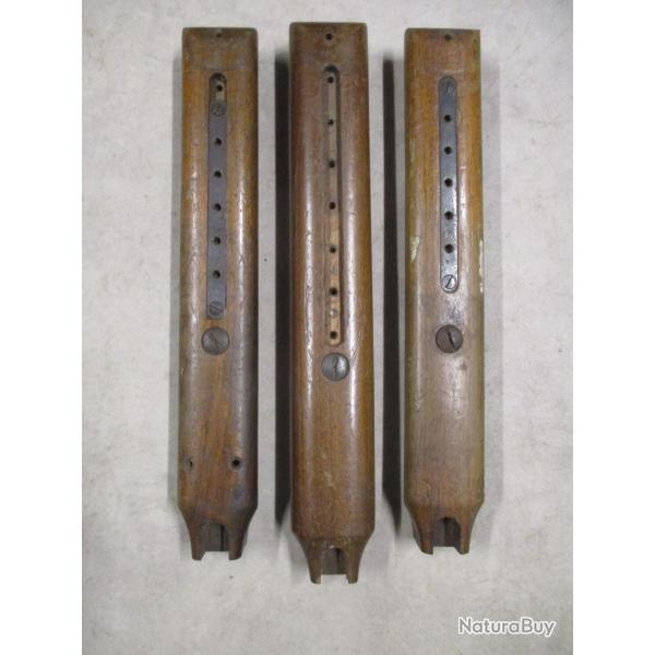 Lot de 3 devant bois de BSA Martini International