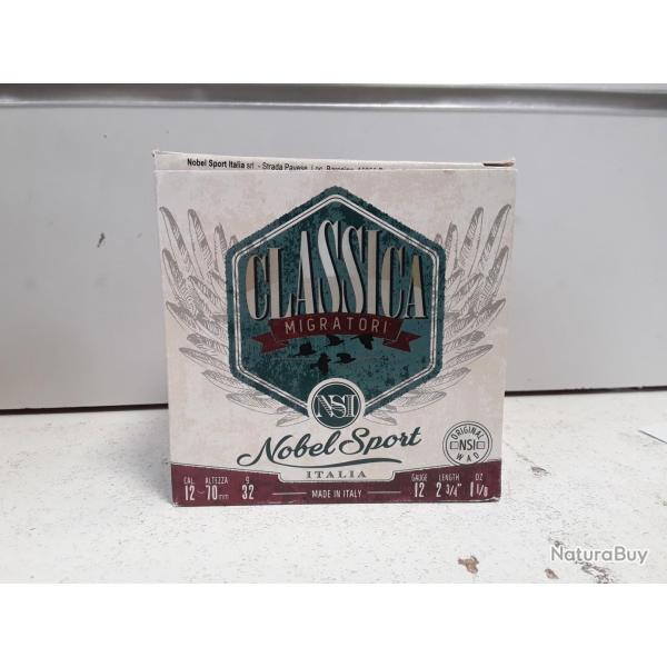 50  CARTOUCHES NSI CLASSICA CAL12 32G BJ 70MM