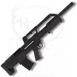Fusil &agrave; Pompe HASTAN Bull Tactical Noir Cal.12/76 61cm Chargeur 4+1 ESCORT
