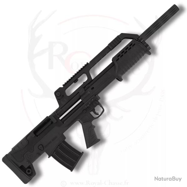Fusil � Pompe HASTAN Bull Tactical Noir Cal.12/76 61cm Chargeur 4+1 ESCORT