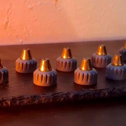 LOT DE 10 SLUGS CALIBRE 68 REPRO OGIVES DE 9MM POUR LANCEURS T4E