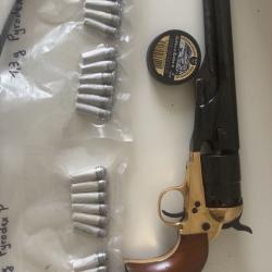 Colt army 1860 neuf avec 17 balles offerte et amorces