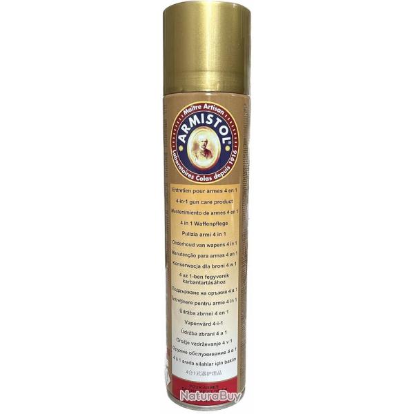 Bombe d'entretien complet 4 en 1 Armistol 300ml