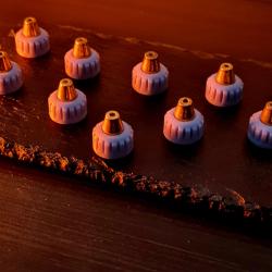 LOT DE 10 SLUGS BASE GRISE CLAIRE CALIBRE 68 REPRO OGIVES DE 9MM POUR LANCEURS T4E