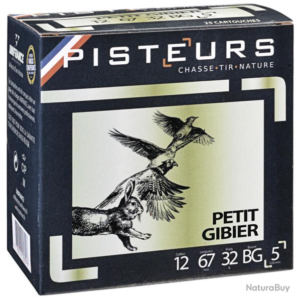 Cartouches Pisteurs petit gibier Cal.12/67mm N�4 32G bourre grasse bo�te de 25