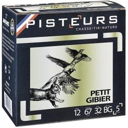 Cartouches Pisteurs petit gibier Cal.12/67mm N&deg;6 32G bourre grasse bo&icirc;te de 25