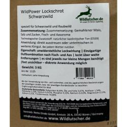Wild Power : farine et attractif liquide Farine attractive 3kg Sanglier