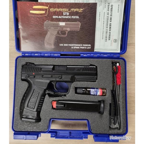 Pistolet SARSILMAZ mod. ST9 - Cal .45 ACP - Mallette, 2 chargeurs (Occasion)