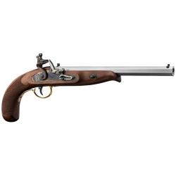 Pistolet Pedersoli Continental Target &agrave; Silex Cal. 45 - Ray&eacute;