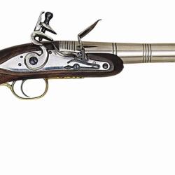 Pistolet Queen Ann &agrave; Silex Cal. .50 Davide Pedersoli