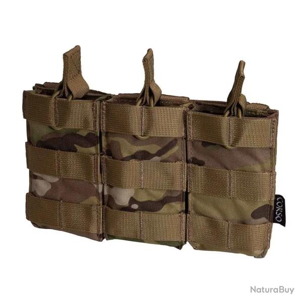 Poche Porte-Chargeurs Triple M4 Dagger Molle Multicam - Corso Tactical