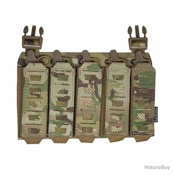 Porte Chargeur Frontal MP5 / MP7 MOLLE pour Gilet Tactique Multicam Corso Tactical