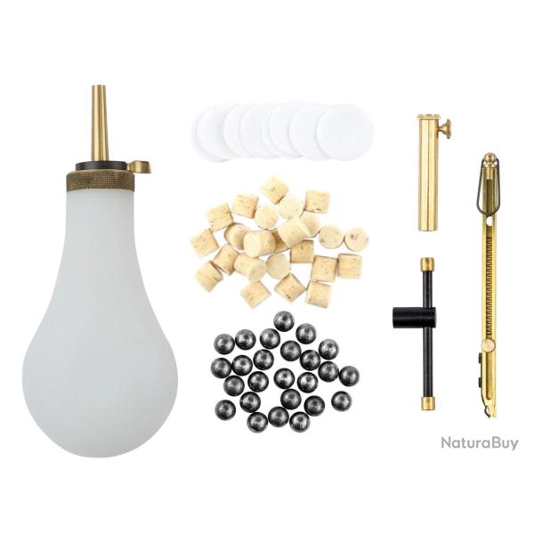 Set de Chargement Poudre Noire � Percussion Calibre .44 et .45 Davide Pedersoli