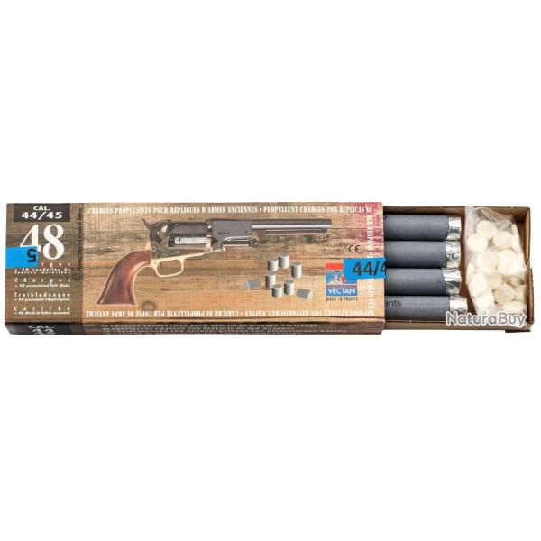 Charges Propulsives Poudre Noire Calibre 36 - Bo�te de 48 Charges - Vectan