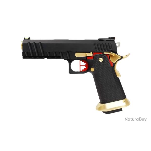 R�plique � Gaz AW Custom HX2032 Semi / Full Auto Noir & Or 1.0J