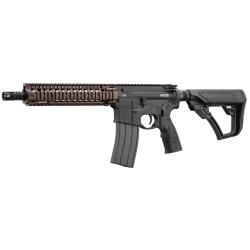 R&eacute;plique &agrave; Gaz Double Eagle Daniel Defense MK18 RIS II Noir/Bronze GBBR