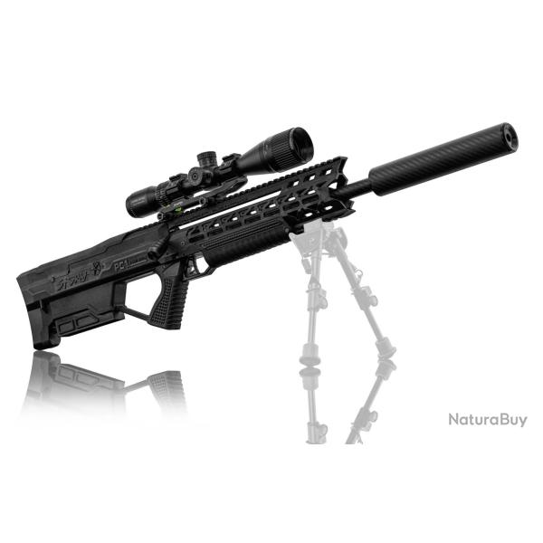R�plique Airsoft � Ressort Storm Airsoft Pack PC1 Storm Pneumatique Noir Deluxe