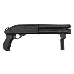 R&eacute;plique Fusil &agrave; Pompe M870 &agrave; Gaz Noir Golden Eagle