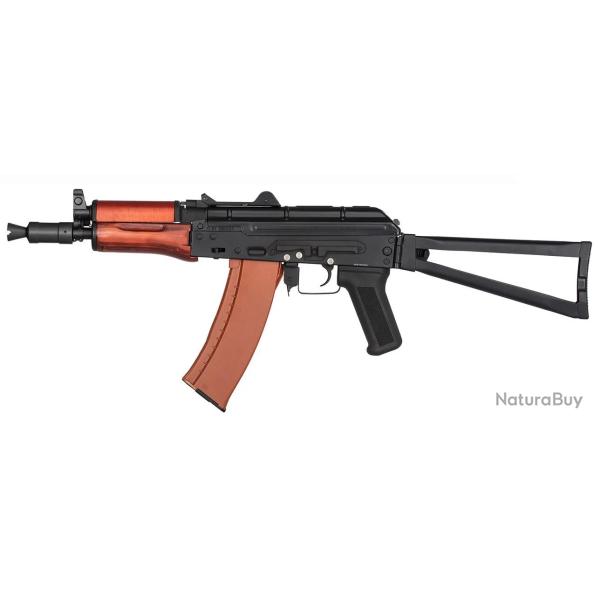 R�plique AEG Aks-74u Acier et Bois 1,0J Double Bell
