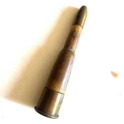 Ancienne Balle en Bois et laiton pour lebel ww1 ww2 exercice entrainement