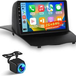 Autoradio Android pour Ford Fiesta 2009-2017: 2GB+64GB &Eacute;cran Tactile IPS 9 Pouces 1280x720P pour Fie