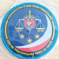 Ecusson p&eacute;nitentiaire PARIS LA SANTE