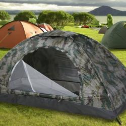 Tente Camping 2 Personnes Ultral&eacute;g&egrave;re - Tente Randonn&eacute;e Portable Anti-UV - Abri Ext&eacute;rieur