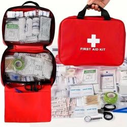Trousse de Premiers Secours Compl&egrave;te - Kit M&eacute;dical Portable - Maison, Voiture, Voyage & Camping