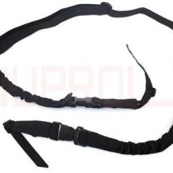 Sangle 2 points Bungee 1000 Noire - Nuprol