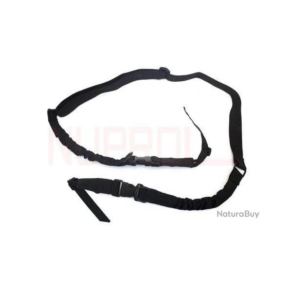 Sangle 2 points Bungee 1000 Noire - Nuprol