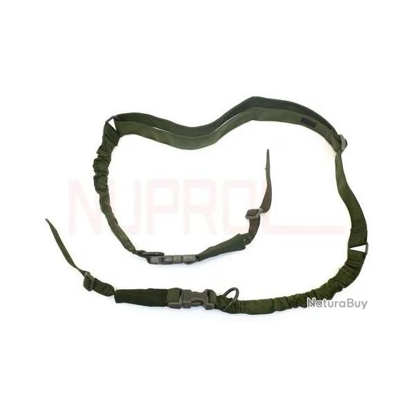 Sangle 2 Points Bungee 1000 Verte OD Nuprol