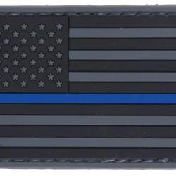 Patch PVC Drapeau USA Blue Line - Lancer Tactical