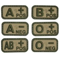 Patch PVC Groupe Sanguin Vcam B+ Viper Tactical