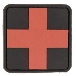 Patch PVC Premier Secours Croix Rouge 5.5 x 5.5cm Sport Attitude