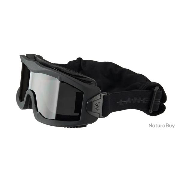 Masque S�rie Aero Thermal Noir Smoke avec Verre Fum� Lancer Tactical