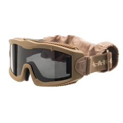 Masque de Protection S&eacute;rie Aero Thermal Tan Smoke avec Verre Fum&eacute; - Lancer Tactical