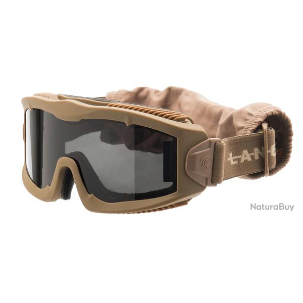 Masque de Protection S�rie Aero Thermal Tan Smoke avec Verre Fum� - Lancer Tactical