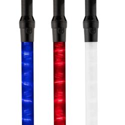 B&acirc;ton Lumineux Clignotant Rouge ou Bleu &agrave; Piles Impact Defender