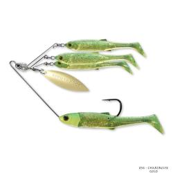 Spinnerbait Live Target Baitball Spinner Rig Medium 14g 856 - Lime Chartreuse / Gold