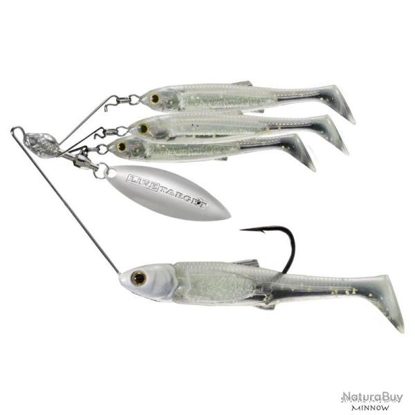 Spinnerbait Live Target Baitball Spinner Rig Medium 14g 149 - Crystal Mylar