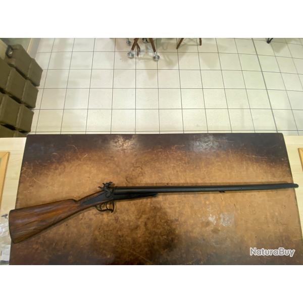 Fusil a chien calibre 16 pour collection