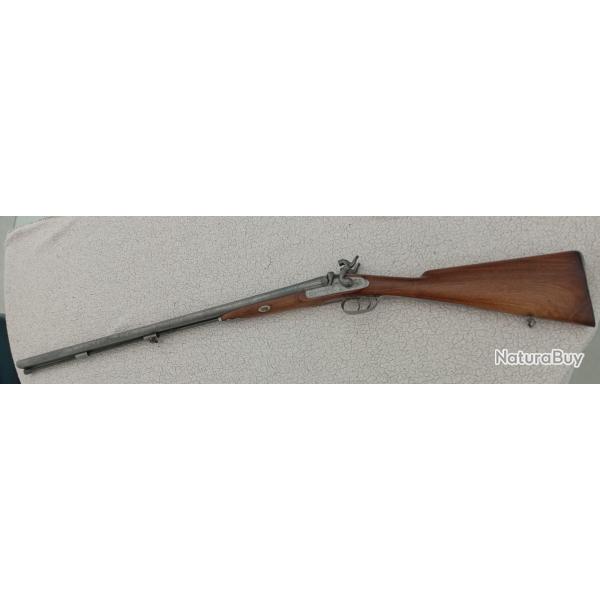 FUSIL DE CHASSE FRANCAIS A PERCUSSION EXCELLENT ETAT
