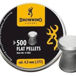 500 Plomb BROWNING Cal 4,5mm Plat