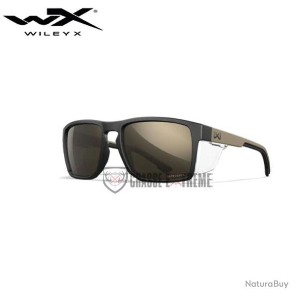 Lunettes de Protection Balistique WILEYX Saber Advanced Tan Ecrans Fume/Incolore/Orange