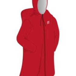 Cape de Pluie de Randonn&eacute;e Elementerre Pelerin Rouge S/M Rouge
