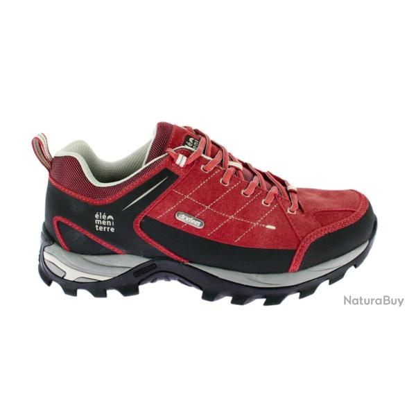 Chaussure de Randonn�e Femme Elementerre "Sonora Low EV" 40 Rouge