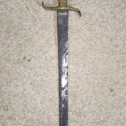 Glaive Prussien mod&egrave;le 1849 d'Artillerie guerre 1870 WW1