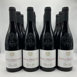 Croix-Heritage - Vin Rouge - Pinot Noir Vin de France - NM - 1� - Sans Prix R&eacute;serve - 12 Bouteilles