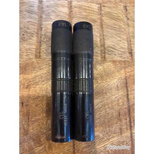 Lot de 2 chokes Rizzini rallonge +5cm lisse