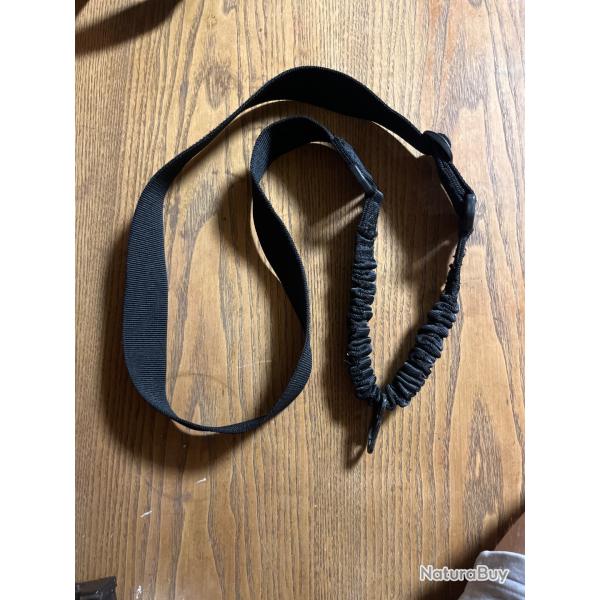 Sangle tactique 1 point noire - Airsoft